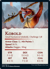 Kobold Art Card [Dungeons & Dragons: Adventures in the Forgotten Realms Art Series] | The CG Realm