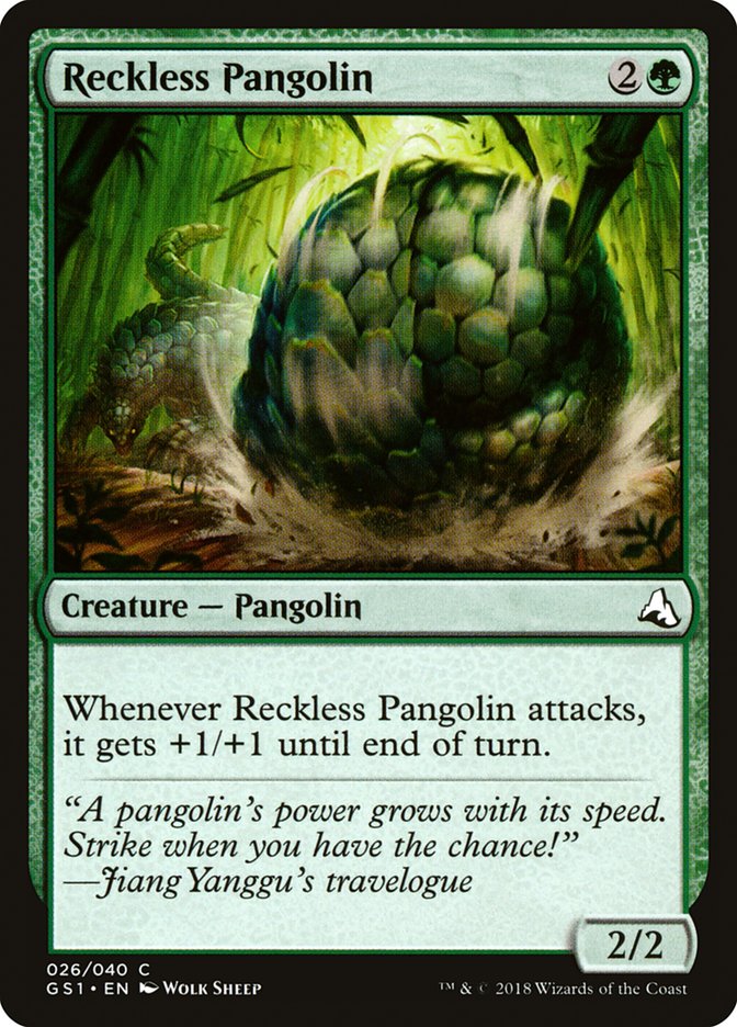 Reckless Pangolin [Global Series Jiang Yanggu & Mu Yanling] | The CG Realm