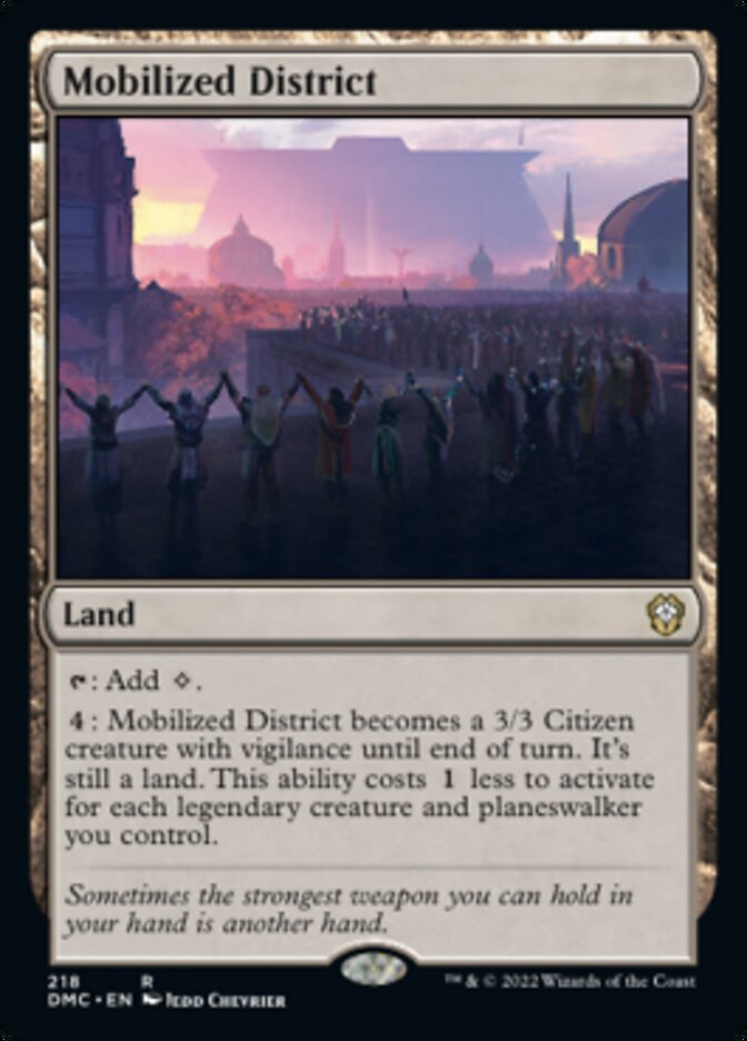 Mobilized District [Dominaria United Commander] | The CG Realm