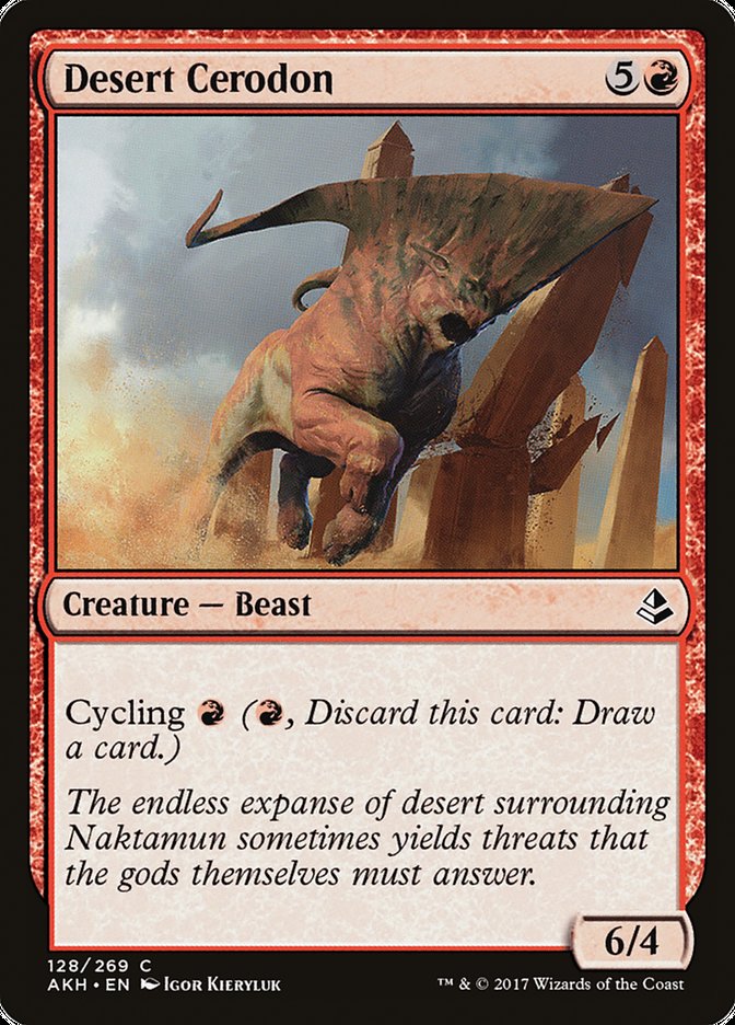 Desert Cerodon [Amonkhet] | The CG Realm