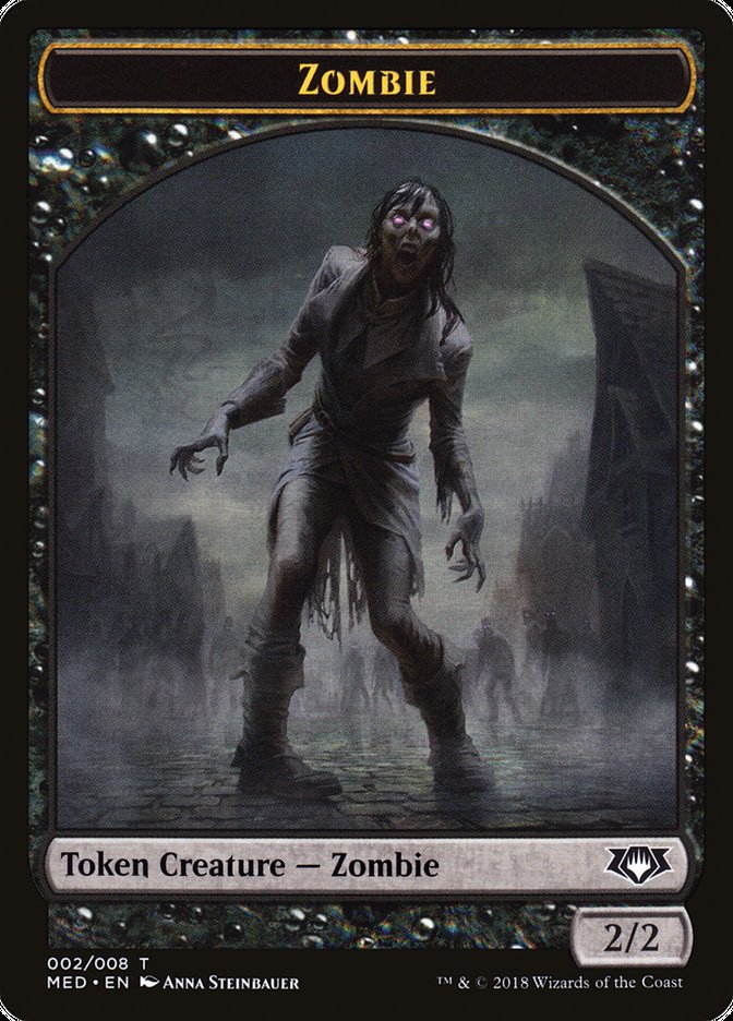 Zombie Token [Mythic Edition Tokens] | The CG Realm