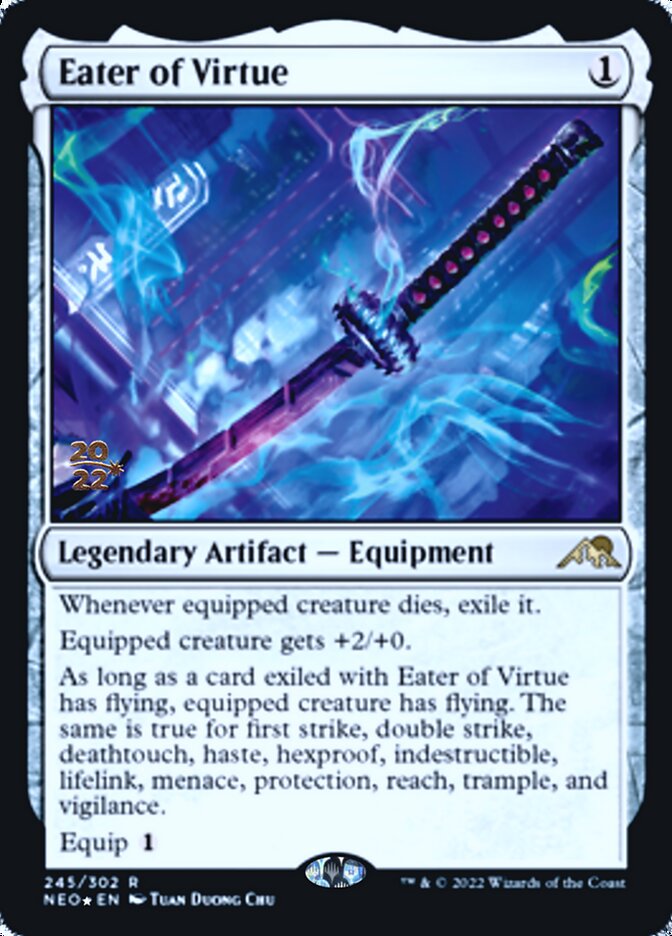 Eater of Virtue [Kamigawa: Neon Dynasty Prerelease Promos] | The CG Realm