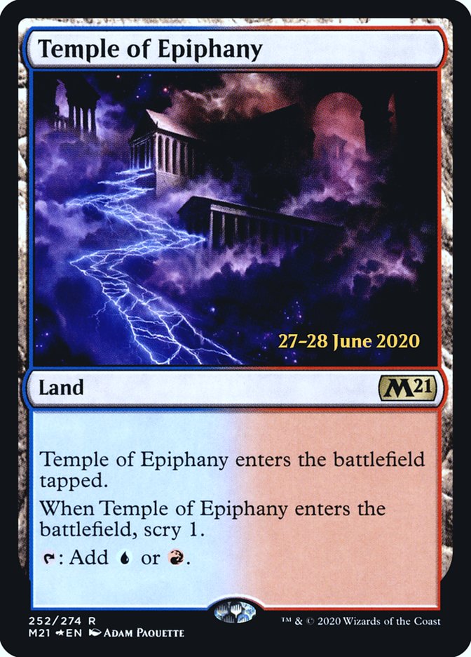 Temple of Epiphany [Core Set 2021 Prerelease Promos] | The CG Realm