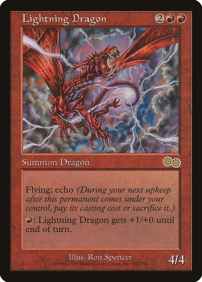 Lightning Dragon [Urza's Saga] | The CG Realm