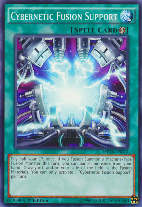 Cybernetic Fusion Support [MP16-EN042] Common | The CG Realm