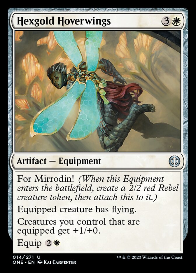 Hexgold Hoverwings [Phyrexia: All Will Be One] | The CG Realm