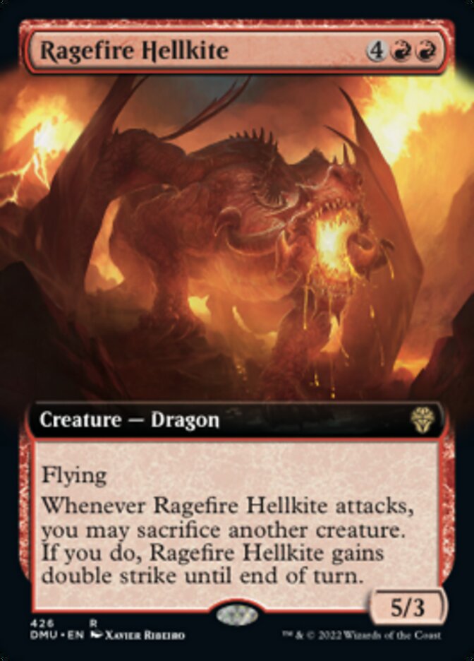 Ragefire Hellkite (Extended Art) [Dominaria United] | The CG Realm