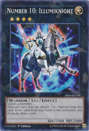 Number 10: Illumiknight [BP03-EN118] Shatterfoil Rare | The CG Realm