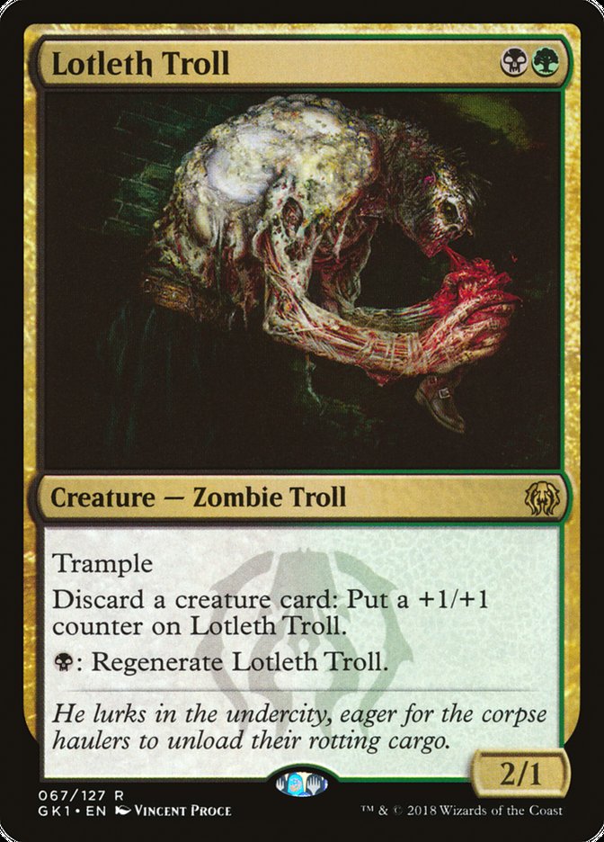 Lotleth Troll [Guilds of Ravnica Guild Kit] | The CG Realm