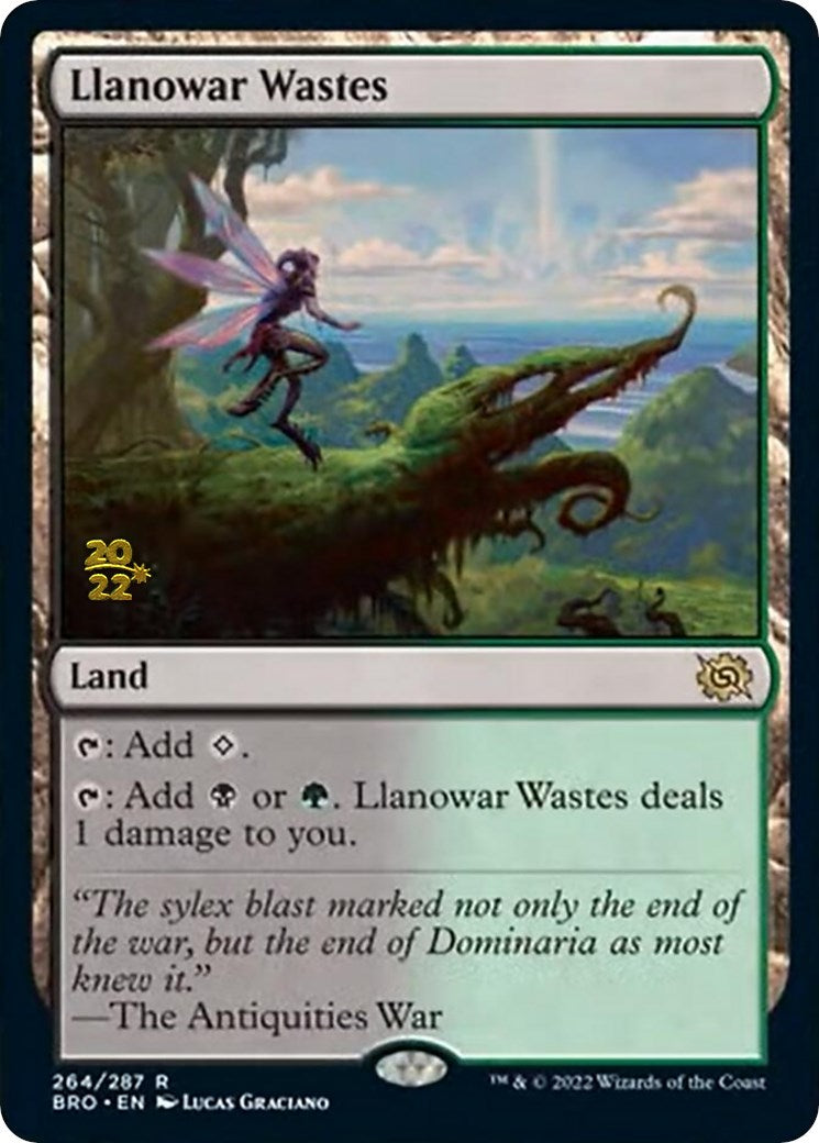 Llanowar Wastes [The Brothers' War Prerelease Promos] | The CG Realm