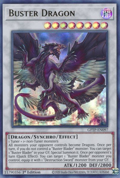 Buster Dragon [GFTP-EN097] Ultra Rare | The CG Realm