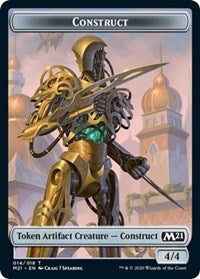 Construct // Zombie Double-Sided Token [Core Set 2021 Tokens] | The CG Realm