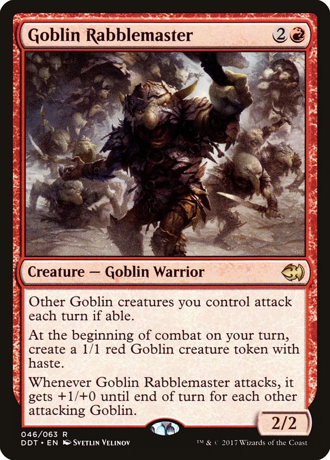 Goblin Rabblemaster [Duel Decks: Merfolk vs. Goblins] | The CG Realm