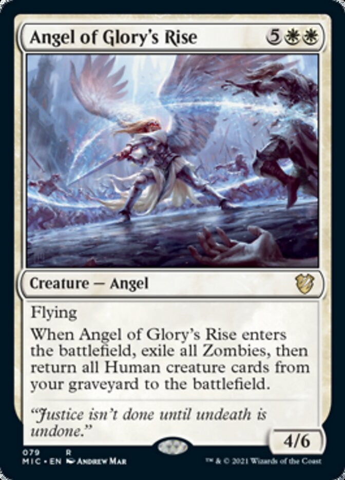 Angel of Glory's Rise [Innistrad: Midnight Hunt Commander] | The CG Realm