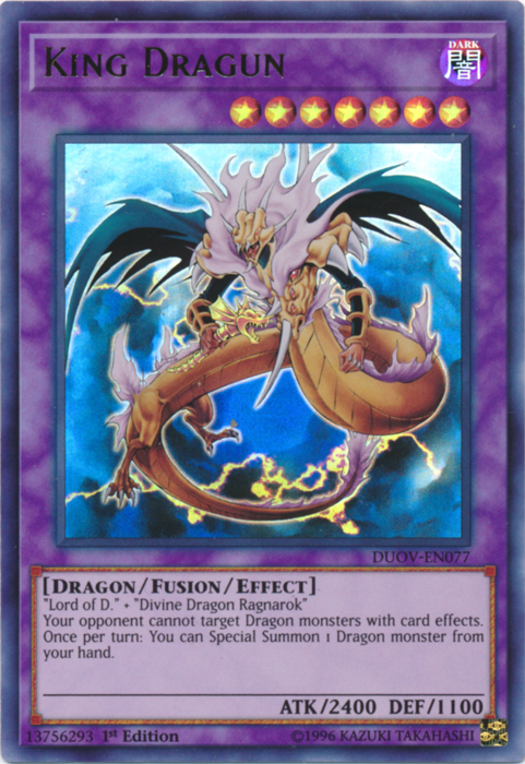 King Dragun [DUOV-EN077] Ultra Rare | The CG Realm