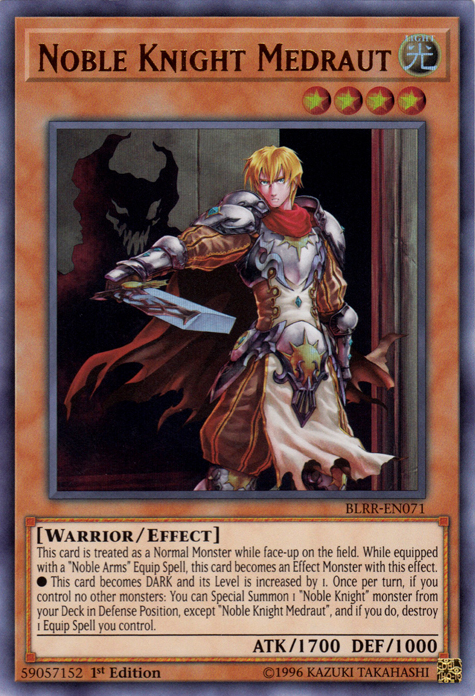 Noble Knight Medraut [BLRR-EN071] Ultra Rare | The CG Realm