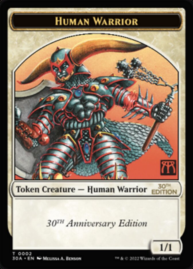 Human Warrior Token [30th Anniversary Tokens] | The CG Realm