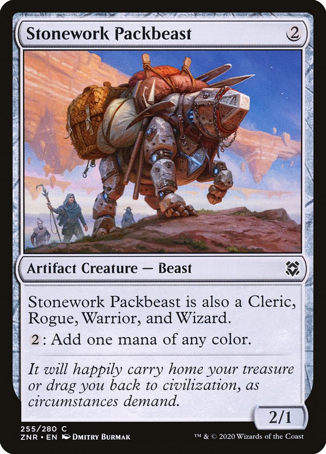 Stonework Packbeast [Zendikar Rising] | The CG Realm