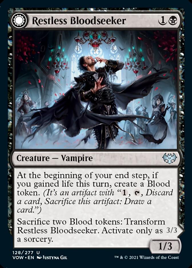 Restless Bloodseeker // Bloodsoaked Reveler [Innistrad: Crimson Vow] | The CG Realm