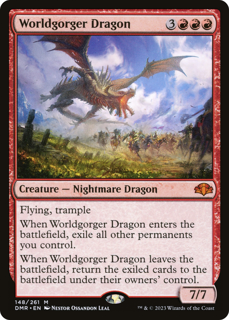 Worldgorger Dragon [Dominaria Remastered] | The CG Realm