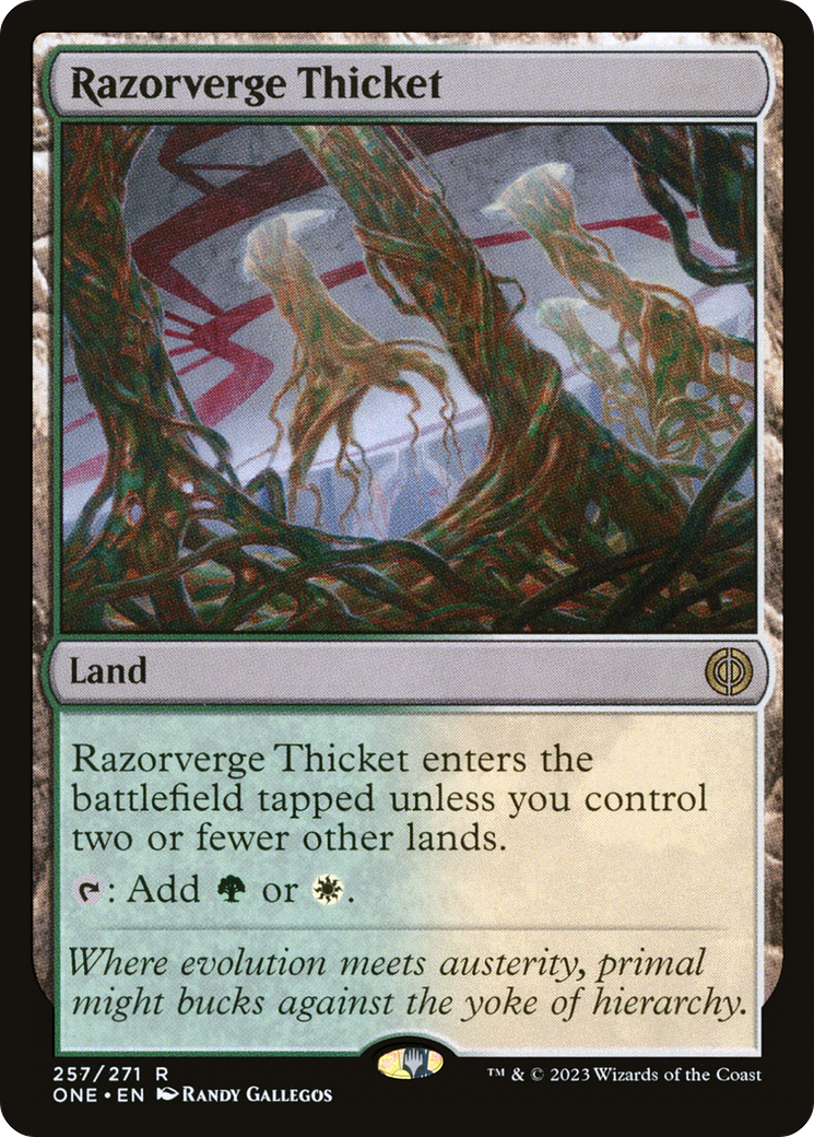 Razorverge Thicket [Phyrexia: All Will Be One] | The CG Realm