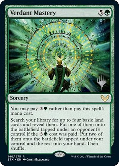 Verdant Mastery (Promo Pack) [Strixhaven: School of Mages Promos] | The CG Realm