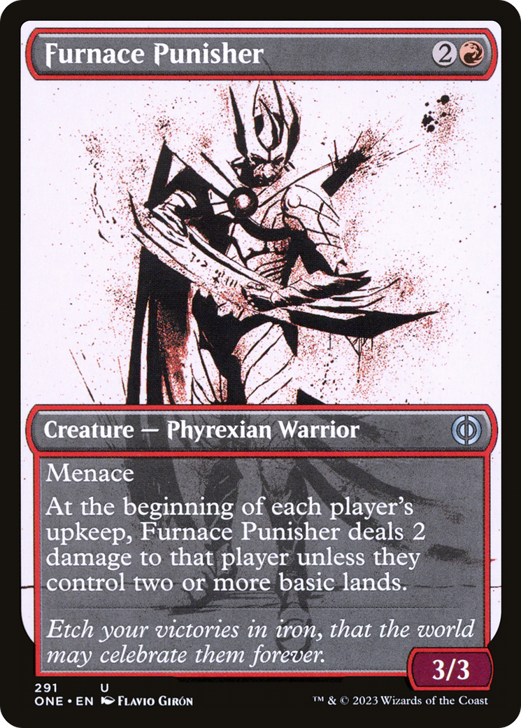 Furnace Punisher (Showcase Ichor) [Phyrexia: All Will Be One] | The CG Realm