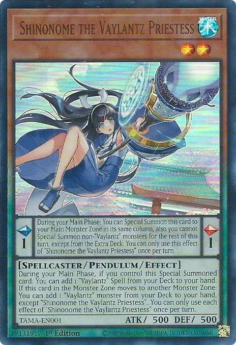 Shinonome the Vaylantz Priestess [TAMA-EN001] Ultra Rare | The CG Realm