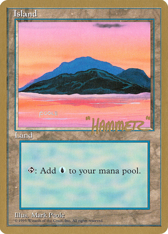 Island (shr369) (Shawn "Hammer" Regnier) [Pro Tour Collector Set] | The CG Realm