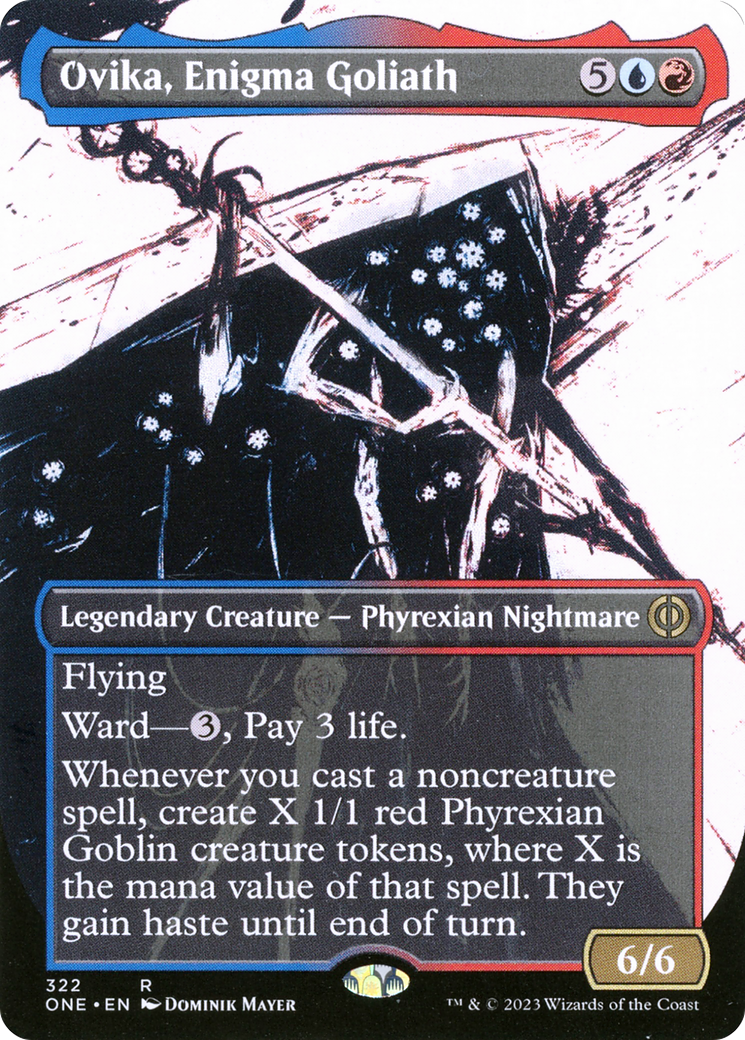 Ovika, Enigma Goliath (Borderless Ichor) [Phyrexia: All Will Be One] | The CG Realm