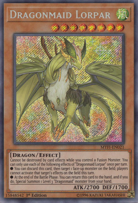 Dragonmaid Lorpar [MYFI-EN021] Secret Rare | The CG Realm