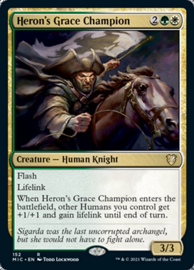 Heron's Grace Champion [Innistrad: Midnight Hunt Commander] | The CG Realm