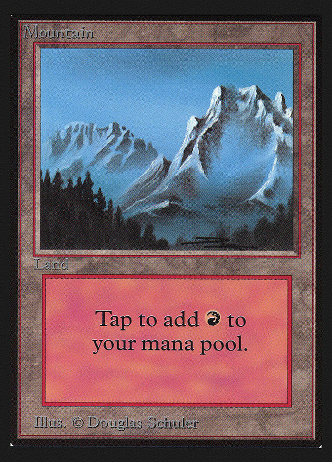 Mountain (Snow Top / Highest Point on Right) [International Collectors' Edition] | The CG Realm