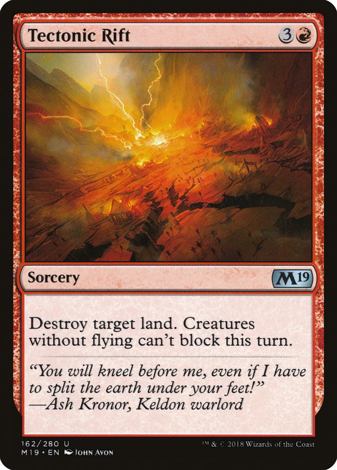 Tectonic Rift [Core Set 2019] | The CG Realm