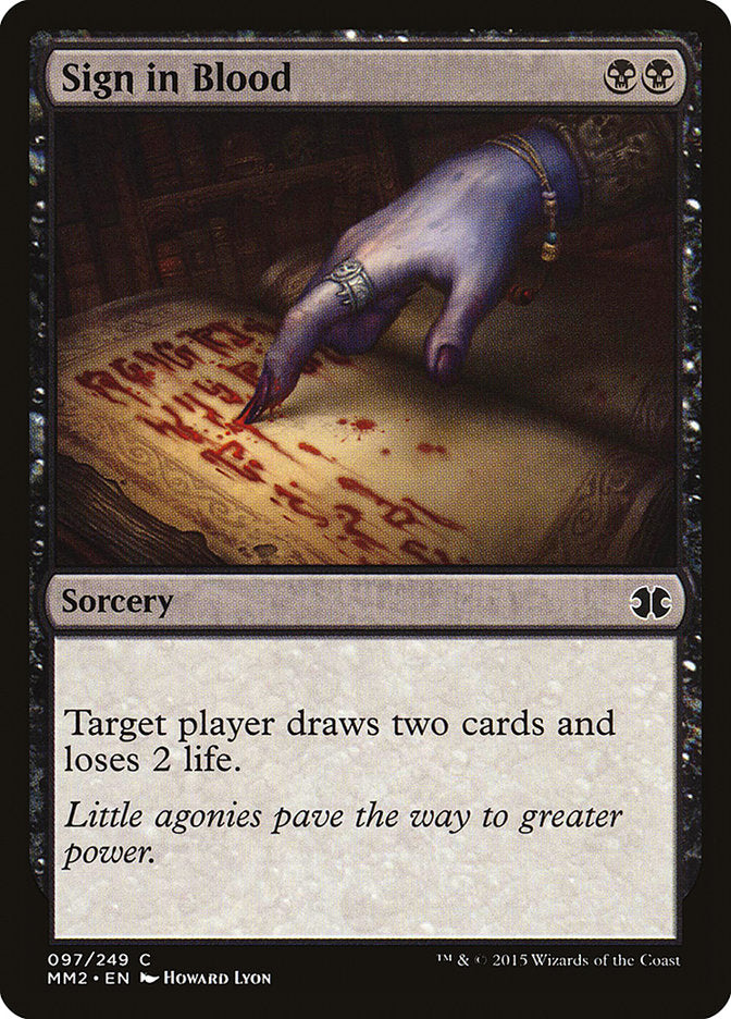 Sign in Blood [Modern Masters 2015] | The CG Realm