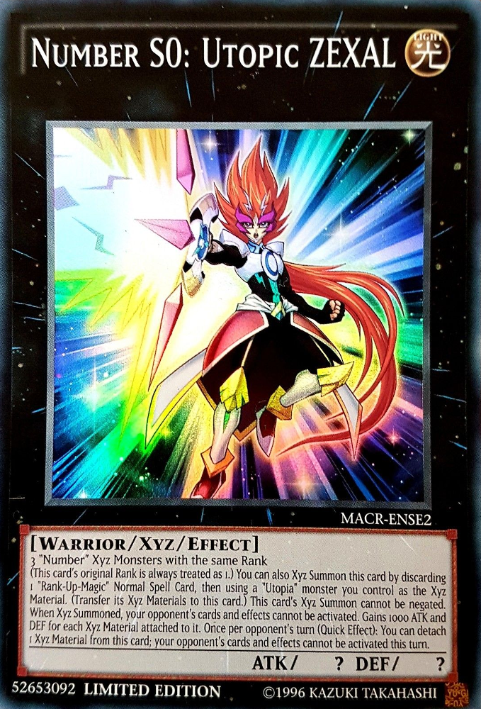 Number S0: Utopic ZEXAL [MACR-ENSE2] Super Rare | The CG Realm