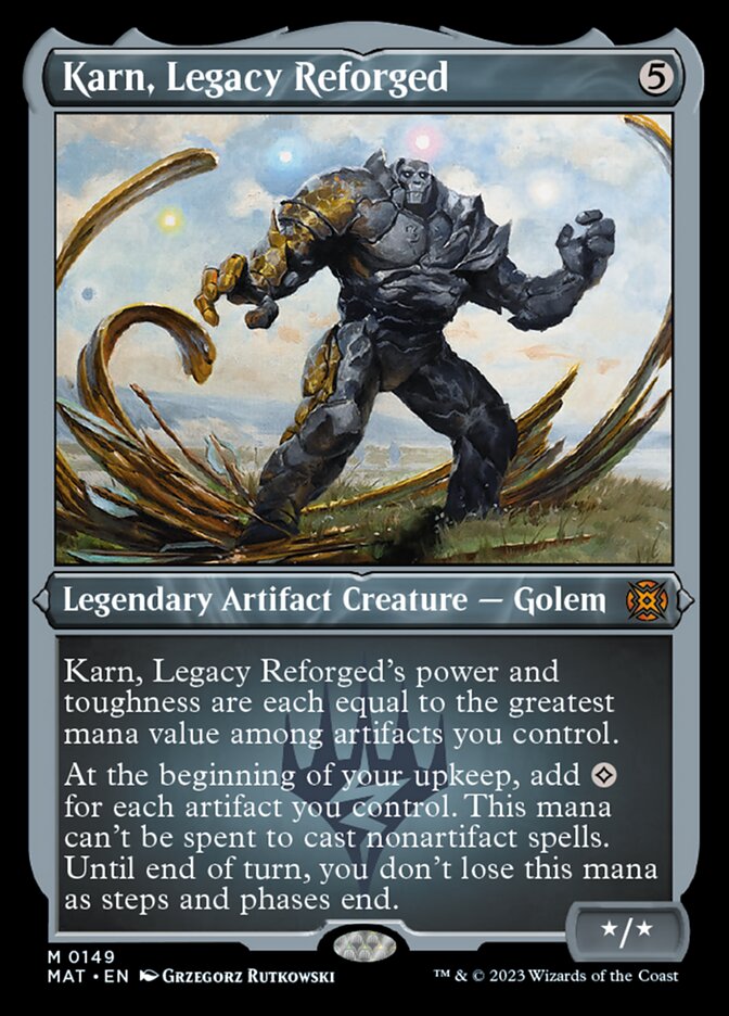 Karn, Legacy Reforged (Foil Etched) [March of the Machine: The Aftermath] | The CG Realm