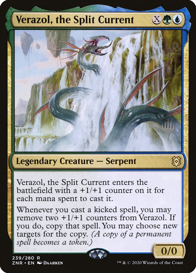 Verazol, the Split Current (Promo Pack) [Zendikar Rising Promos] | The CG Realm