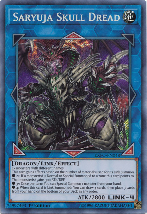 Saryuja Skull Dread [EXFO-EN048] Secret Rare | The CG Realm