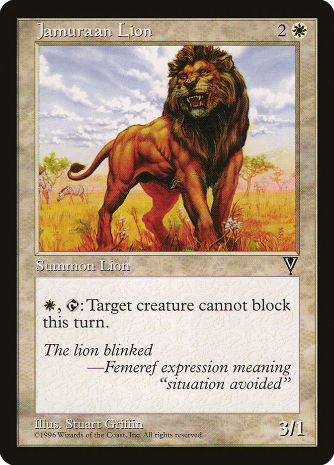 Jamuraan Lion [Visions] | The CG Realm