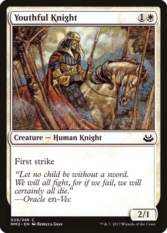 Youthful Knight [Modern Masters 2017] | The CG Realm