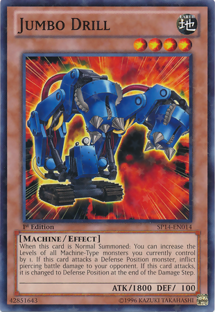 Jumbo Drill [SP14-EN014] Starfoil Rare | The CG Realm