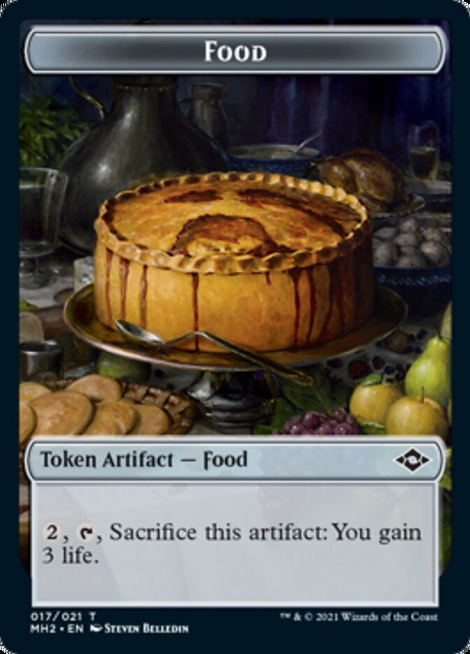 Food (17) // Phyrexian Germ Double-Sided Token [Modern Horizons 2 Tokens] | The CG Realm