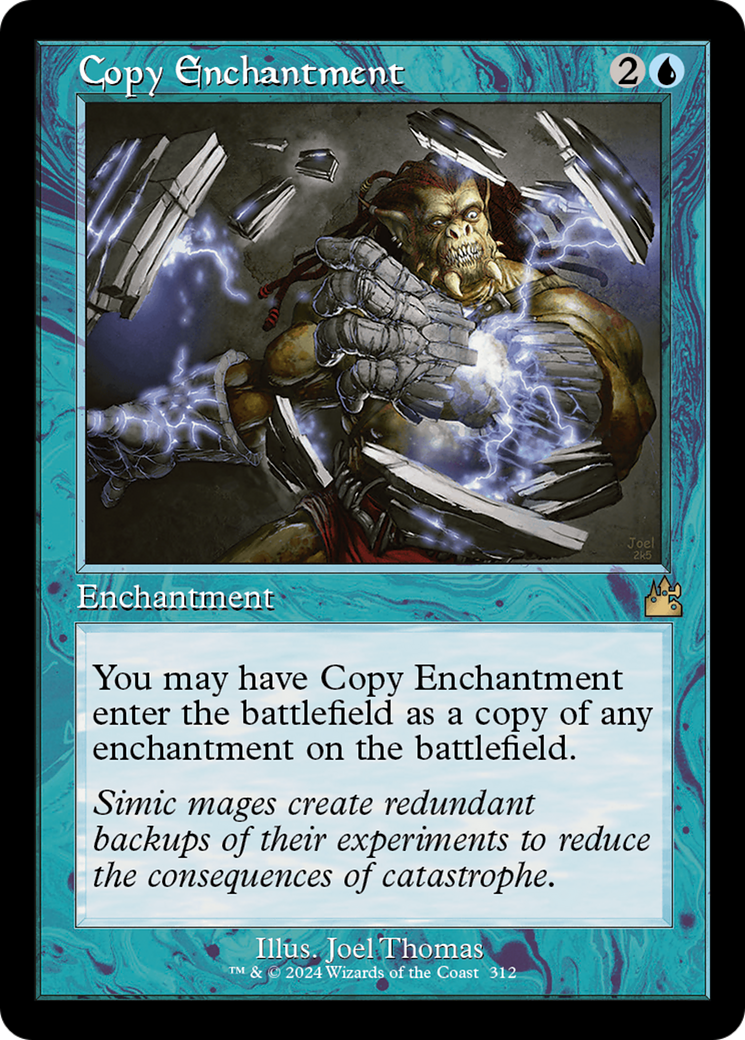 Copy Enchantment (Retro Frame) [Ravnica Remastered] | The CG Realm