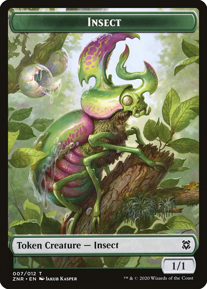 Drake // Insect Double-Sided Token [Zendikar Rising Tokens] | The CG Realm