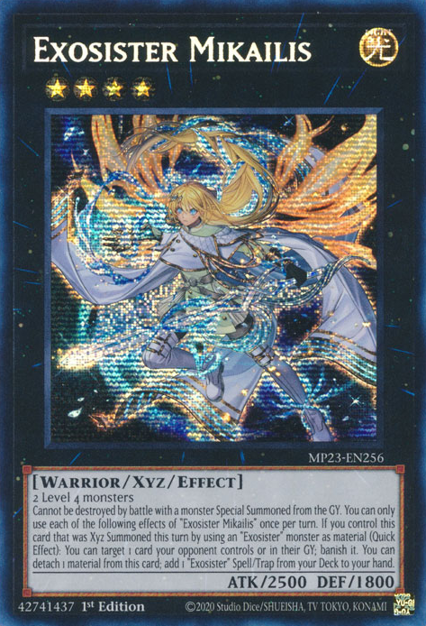 Exosister Mikailis [MP23-EN256] Prismatic Secret Rare | The CG Realm