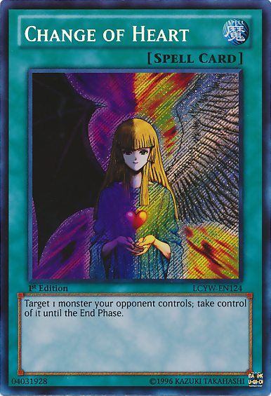 Change of Heart [LCYW-EN124] Secret Rare | The CG Realm