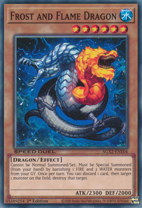 Frost and Flame Dragon [SGX2-ENE04] Common | The CG Realm