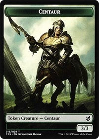 Centaur // Egg Double-Sided Token [Commander 2019 Tokens] | The CG Realm