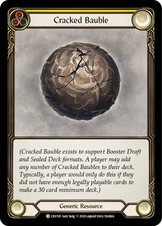 Cracked Bauble [CRU195] (Crucible of War)  1st Edition Rainbow Foil | The CG Realm